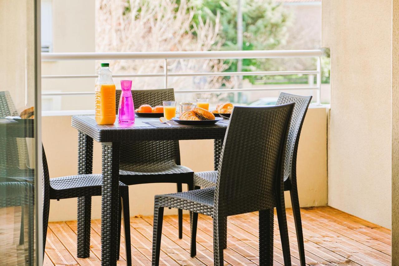 Tout Confort ! Calme, Climatisation, Piscine, Parking Gratuit, Grande Terrasse, Netflix, Wifi Carcassonne Ngoại thất bức ảnh