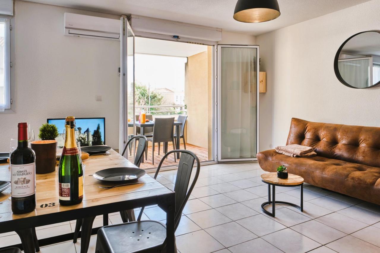 Tout Confort ! Calme, Climatisation, Piscine, Parking Gratuit, Grande Terrasse, Netflix, Wifi Carcassonne Ngoại thất bức ảnh
